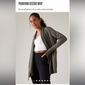 Athleta Pranayama Restore Wrap